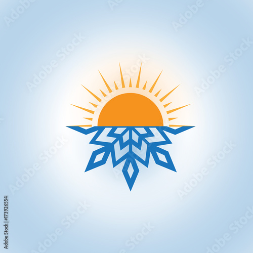 sun and snow