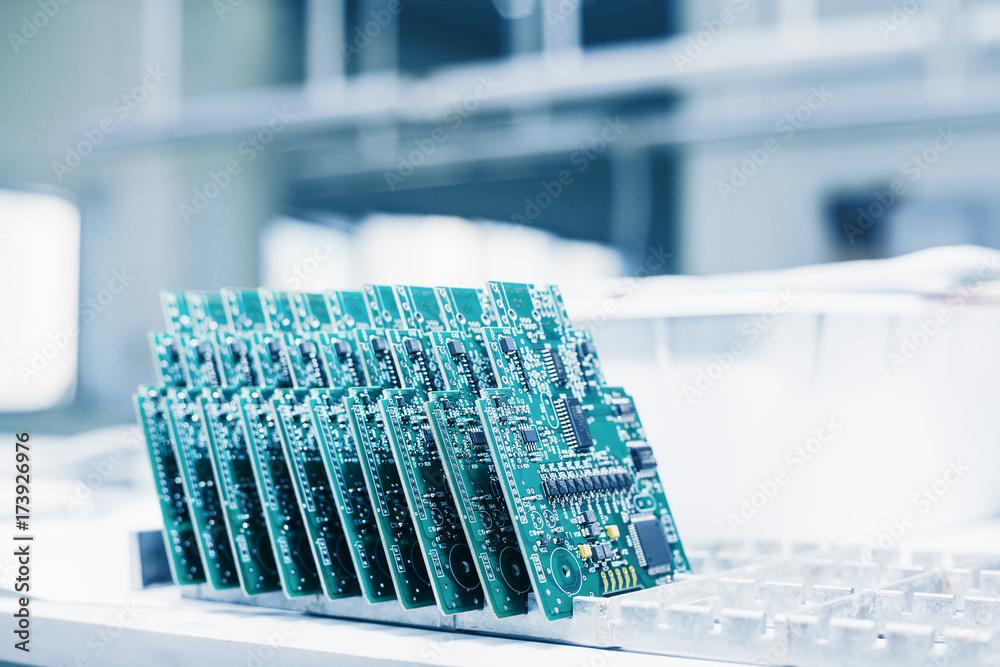 Computer boards. Computer techologies. Spare parts. Computer parts manufacturing plant.