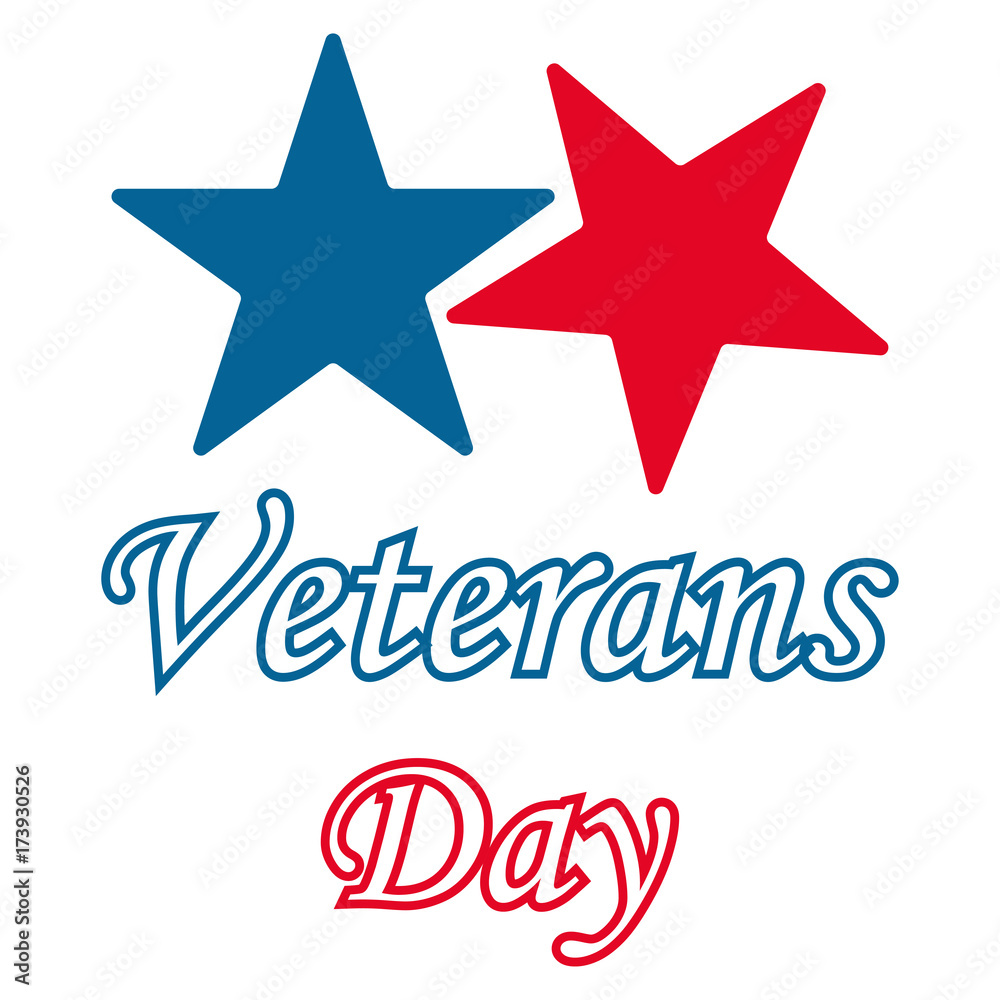 Obraz premium Veterans Day.Vector