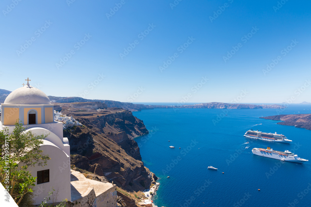 Santorini sea view, greece