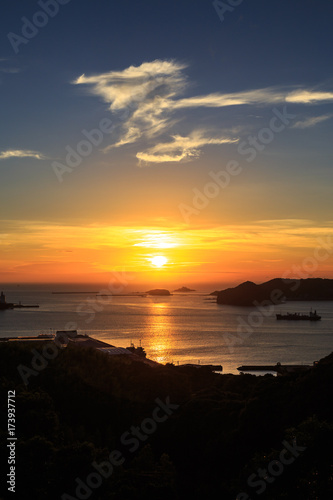 長崎の夕陽 © TOMO
