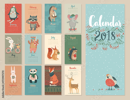 Calendar 2018.