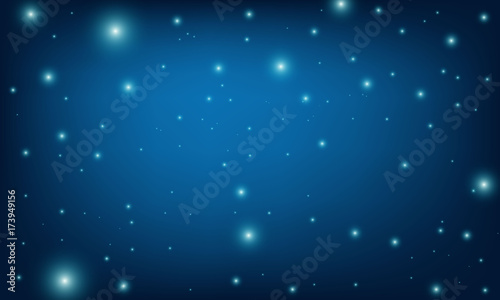 vector background with stars and circles