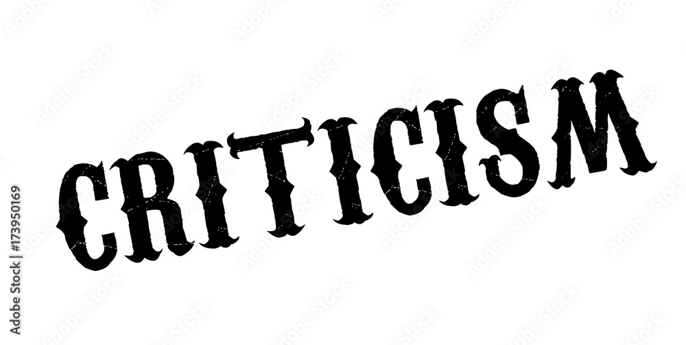 Criticism rubber stamp. Grunge design with dust scratches. Effects can be easily removed for a clean, crisp look. Color is easily changed. Criticism rubber stamp. Grunge design with dust scratches. Effects can be easily removed for a clean, crisp look. Color is easily changed.