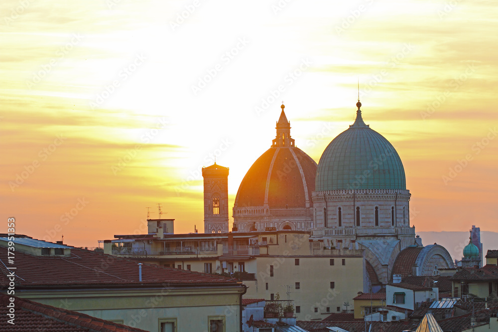 Fototapeta premium Abendstimmung in Florenz.