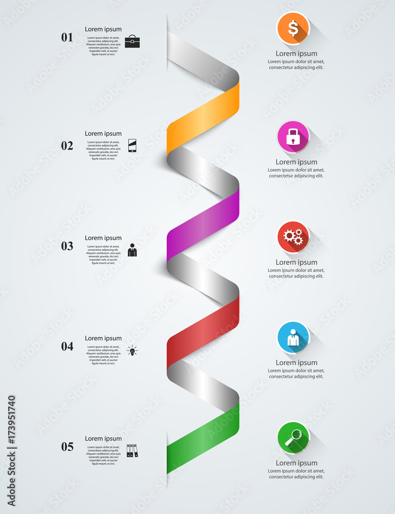 3D infographic design template and marketing icons. 3D infographic design template and marketing icons.