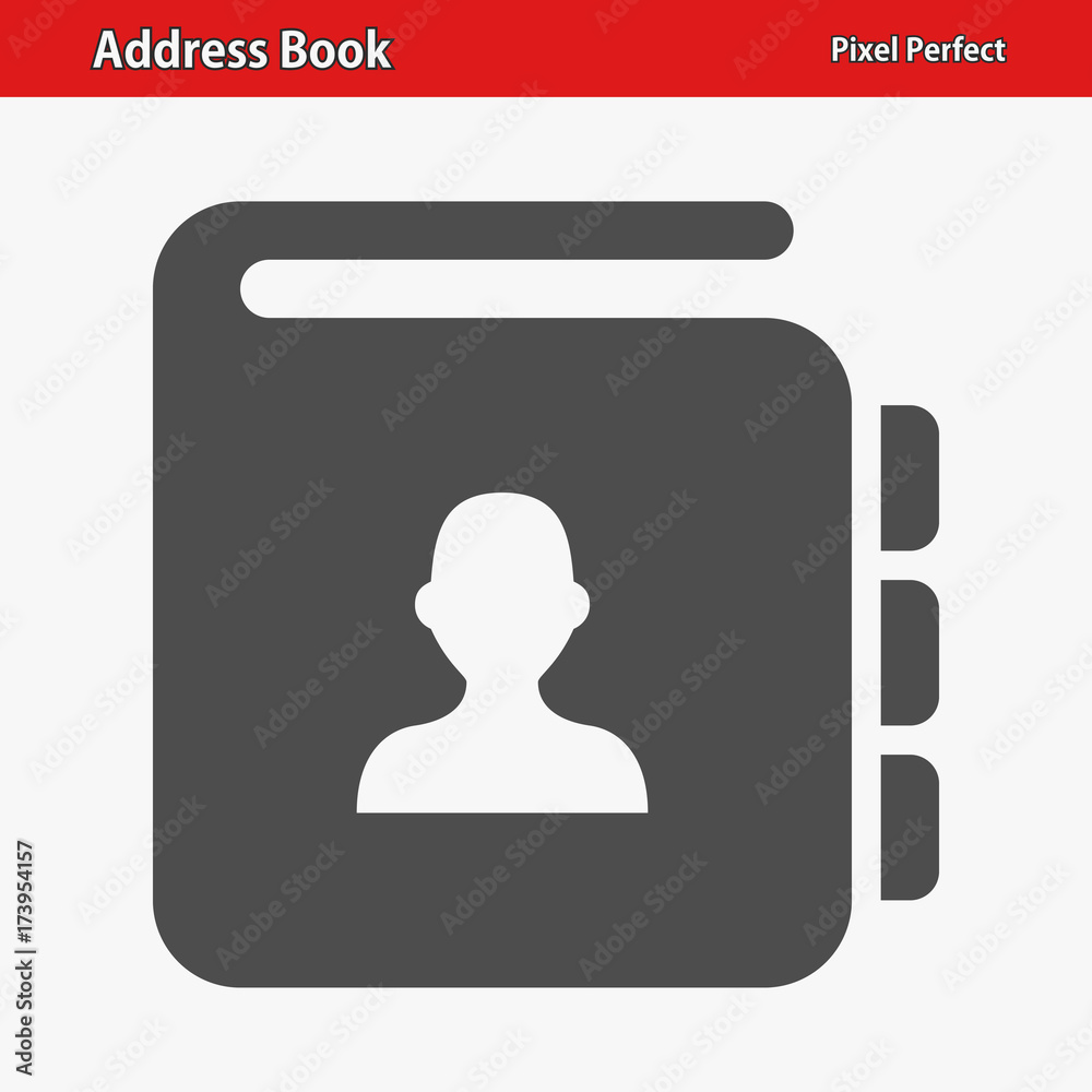 Address Book Icon. Professional, pixel perfect icon optimized for both large and small resolutions. EPS 8 format. Address Book Icon. Professional, pixel perfect icon optimized for both large and small resolutions. EPS 8 format.
