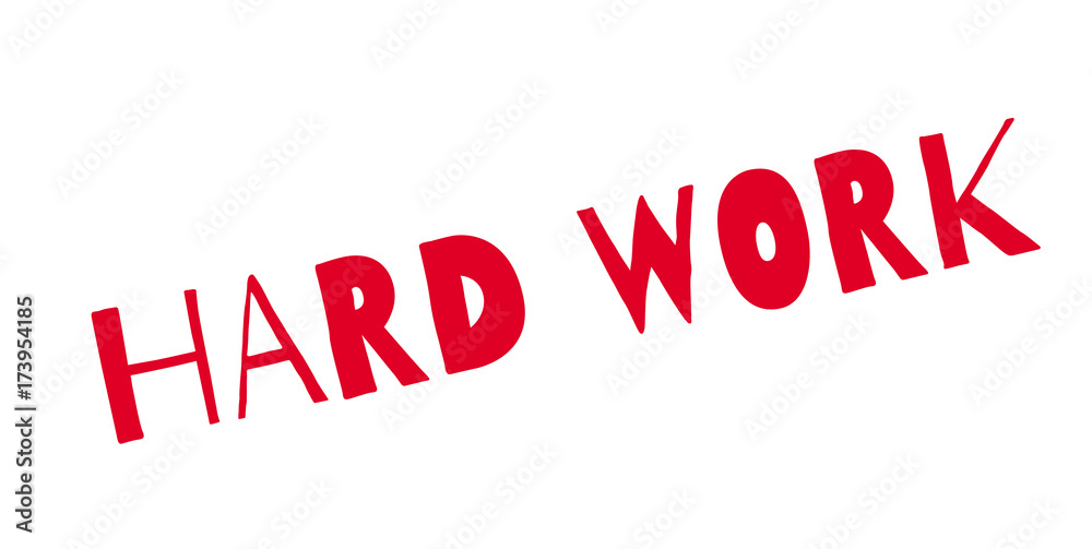 Hard Work rubber stamp. Grunge design with dust scratches. Effects can be easily removed for a clean, crisp look. Color is easily changed. Hard Work rubber stamp. Grunge design with dust scratches. Effects can be easily removed for a clean, crisp look. Color is easily changed.