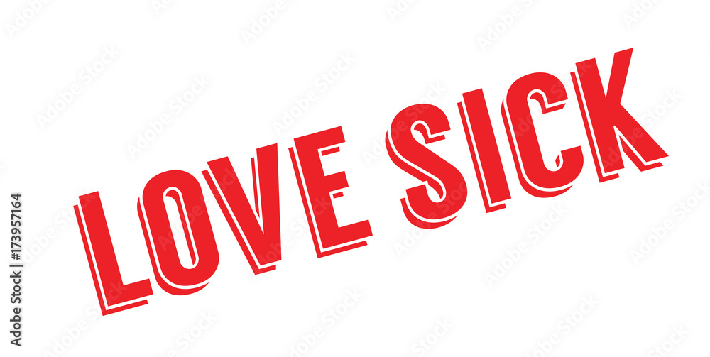 Love Sick rubber stamp. Grunge design with dust scratches. Effects can be easily removed for a clean, crisp look. Color is easily changed. Love Sick rubber stamp. Grunge design with dust scratches. Effects can be easily removed for a clean, crisp look. Color is easily changed.