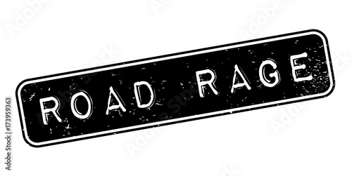 Road Rage rubber stamp. Grunge design with dust scratches. Effects can be easily removed for a clean, crisp look. Color is easily changed.