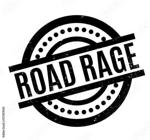 Road Rage rubber stamp. Grunge design with dust scratches. Effects can be easily removed for a clean, crisp look. Color is easily changed.