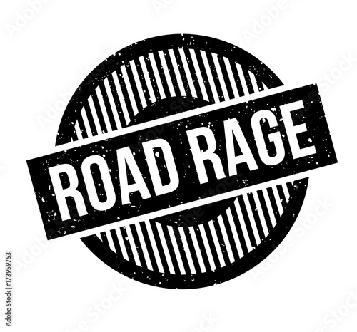 Road Rage rubber stamp. Grunge design with dust scratches. Effects can be easily removed for a clean, crisp look. Color is easily changed.