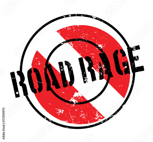 Road Rage rubber stamp. Grunge design with dust scratches. Effects can be easily removed for a clean, crisp look. Color is easily changed.
