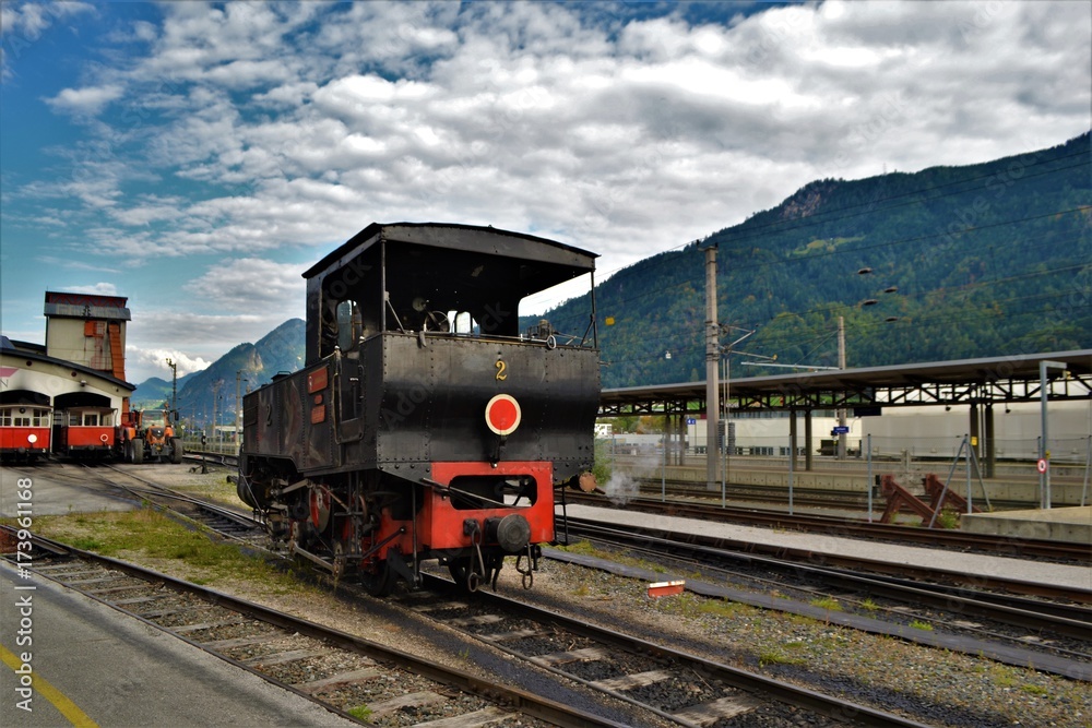 Obraz premium Stary silnik parowy