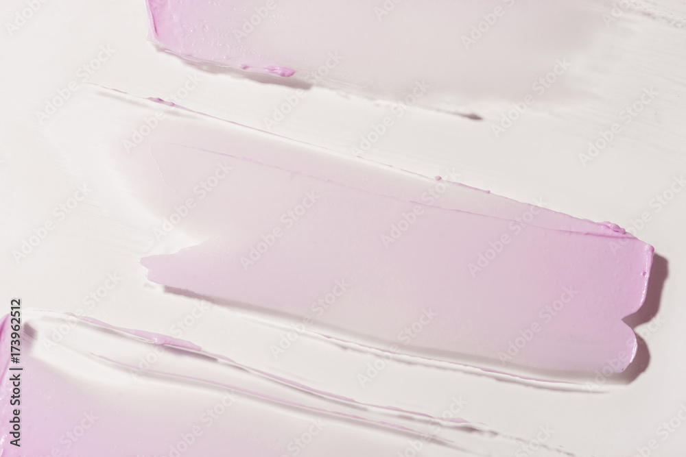 cosmetic cream smear. space for text cosmetic cream smear. space for text