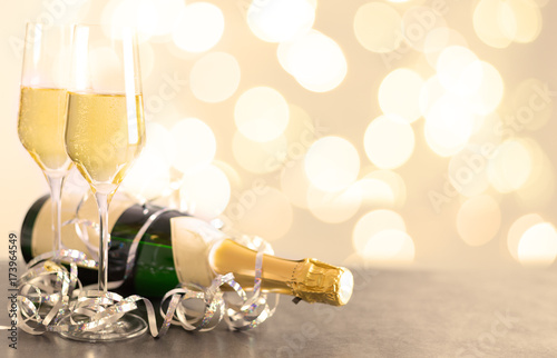 Slika na platnu Silvester Party mit Champagner