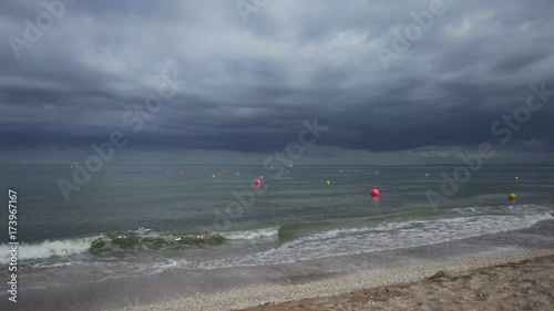plage orage 