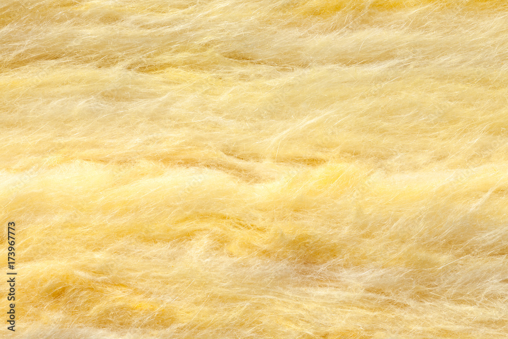 Mineral wool thermal insulation close-up - obrazy, fototapety, plakaty 