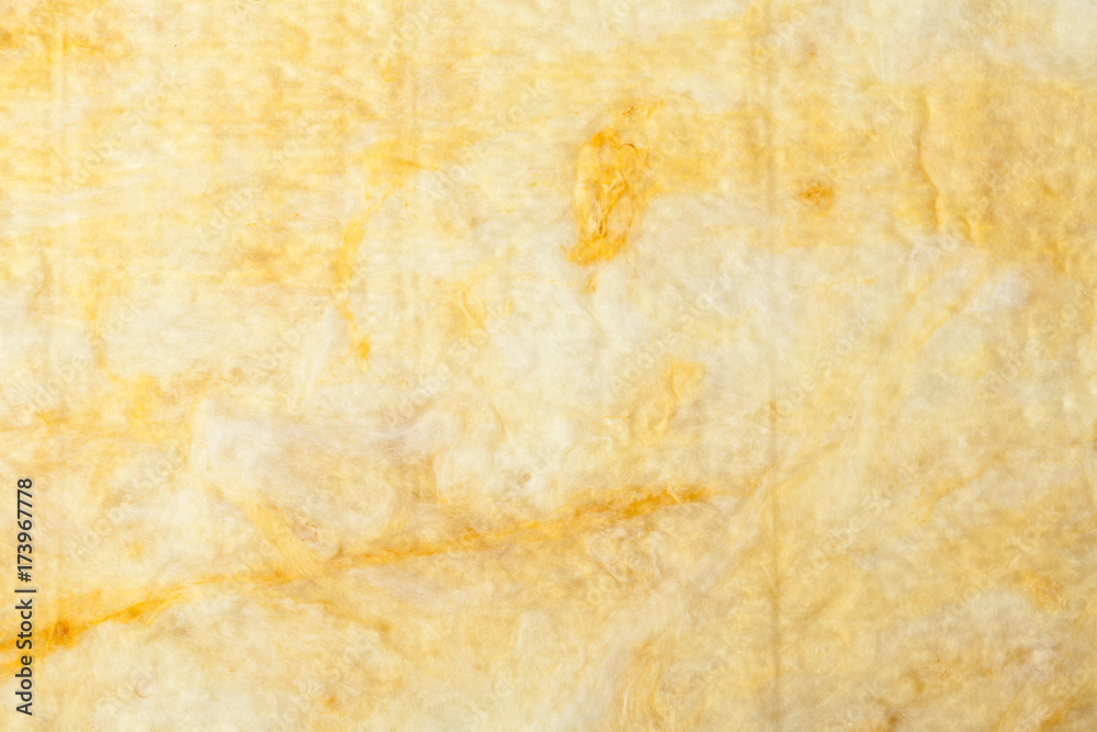 Mineral wool thermal insulation textured background