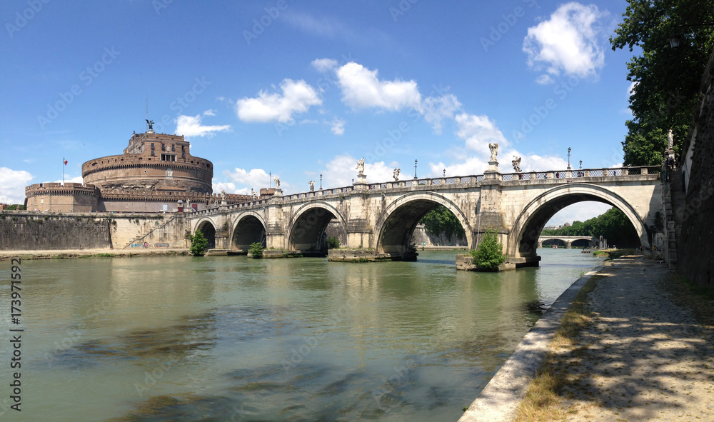 Castel Sant Angelo and the St. Angelo Bridge