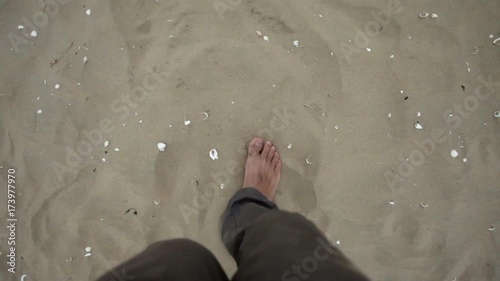 Marche dans le sable