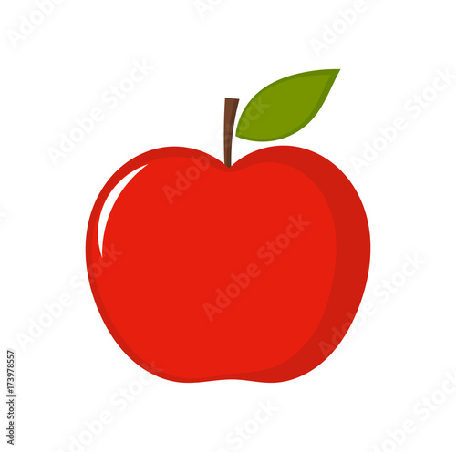 Red apple illustration