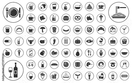 Großes Restaurant Iconset - WS