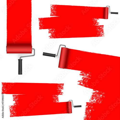 paint roller with markings
