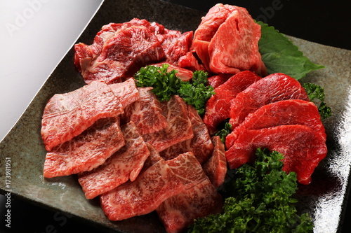 Obraz na płótnie 焼肉 w salonie