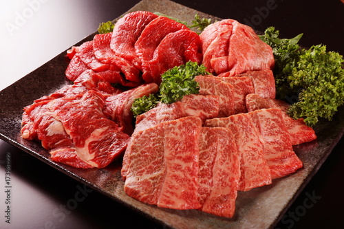 Obraz na płótnie 焼肉 w salonie