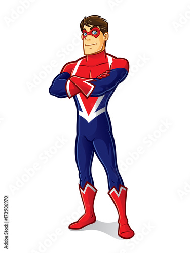 Friendly Superhero Crossing Arm (ID: 173986970)