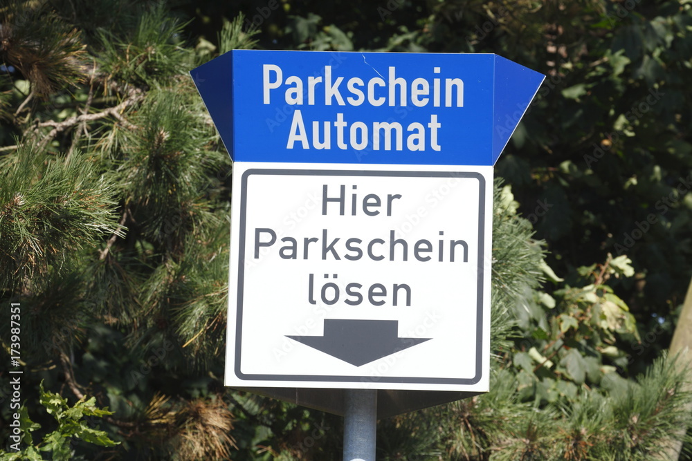 Obraz premium Parkscheinautomat