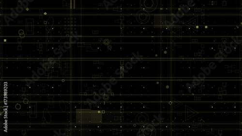 Data Field Futuristic Looping Background