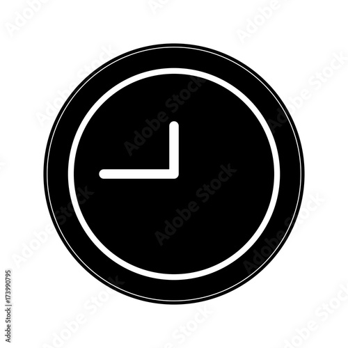 wall clock vector illustration