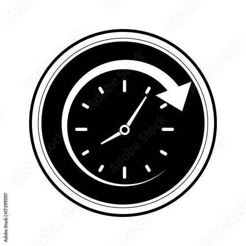 wall clock vector illustration