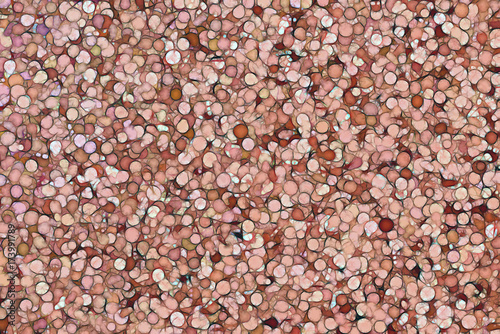 Beige abstract mosaic illustration. Seamless texture. Design pattern for background