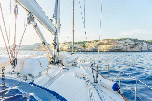 yacht near Sardinia island © Anatoly Repin