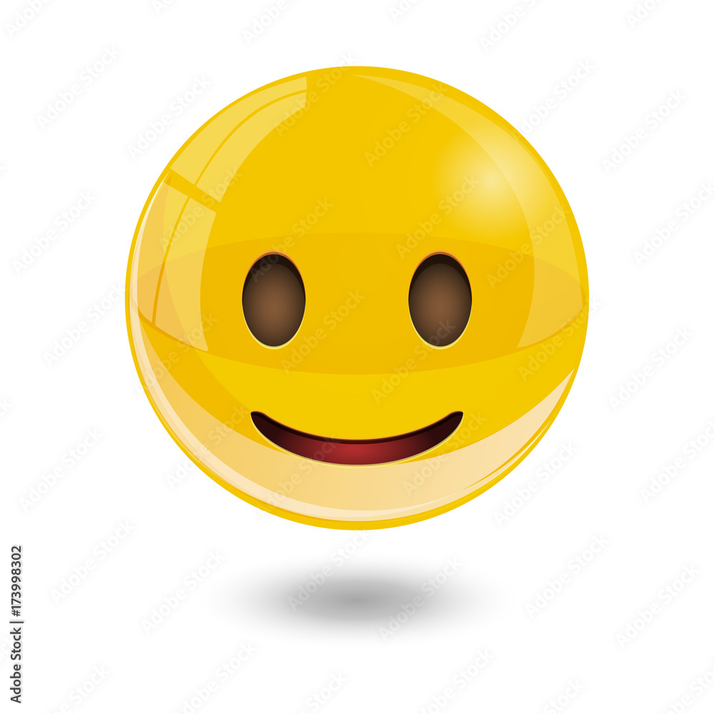 Fototapeta premium smiley emoticons, emoji, vector illustration.