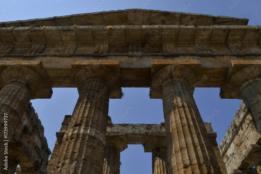 Italy, .Paestum; Neptune's temple.