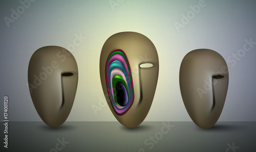 what s inside the human head psychology, layer of mentality, psychology or mind inner structure,