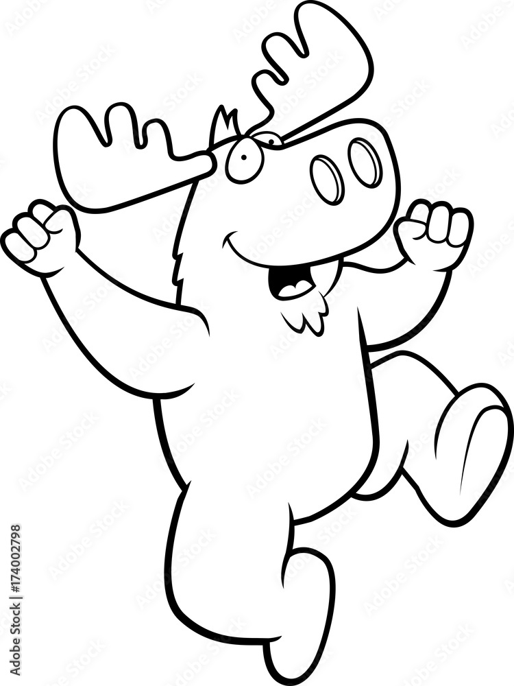 Moose Jumping