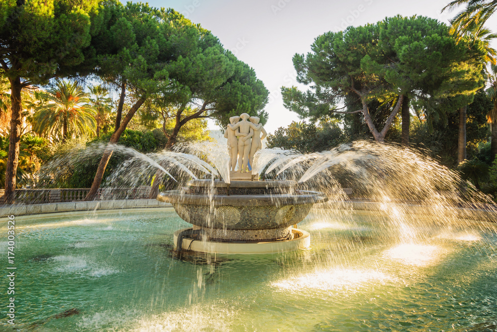 Fountain three Graces, Nice - France