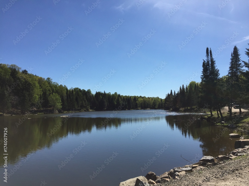 Landscape in Montebello Québec Canada