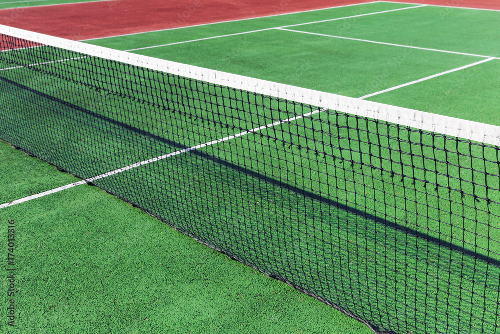 Fototapeta premium Tennis court net