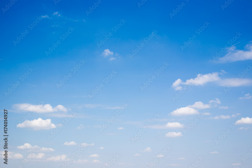Beautiful blue sky with a small group of clouds background. Beautiful blue sky with a small group of clouds background.