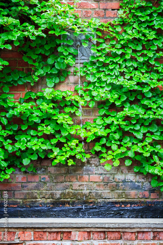 Water Feature Brick Wall