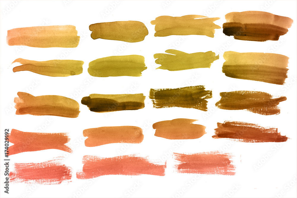 Soft Brown Yellow Tone Modern Abstract Art Background Pattern Design