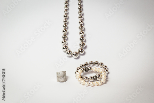 ring, necklace and bracelet