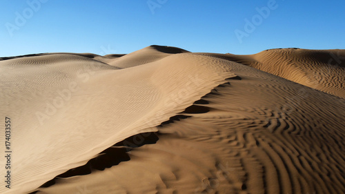 Dune del deserto Sahara in Tunisia