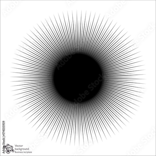 Vector Background #Zoom Burst 